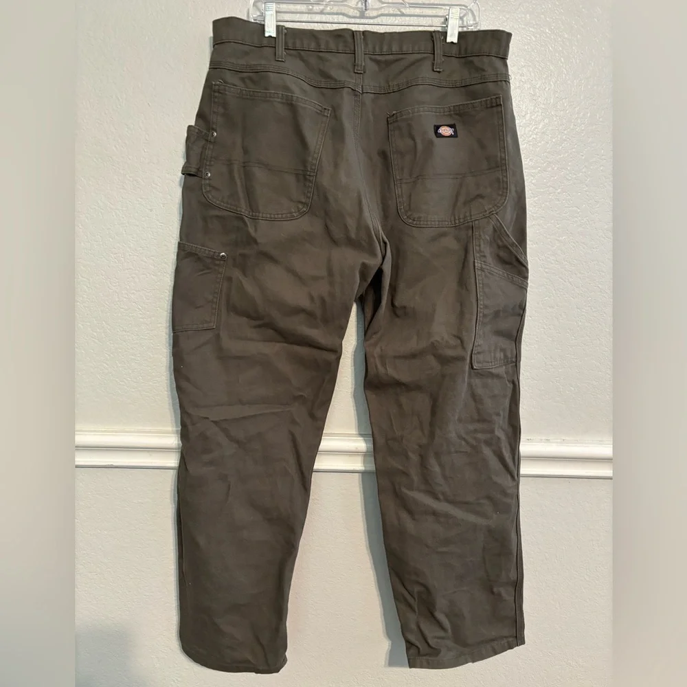 Dickies Olive Green Men’s Carpenter Jeans Size 36x30